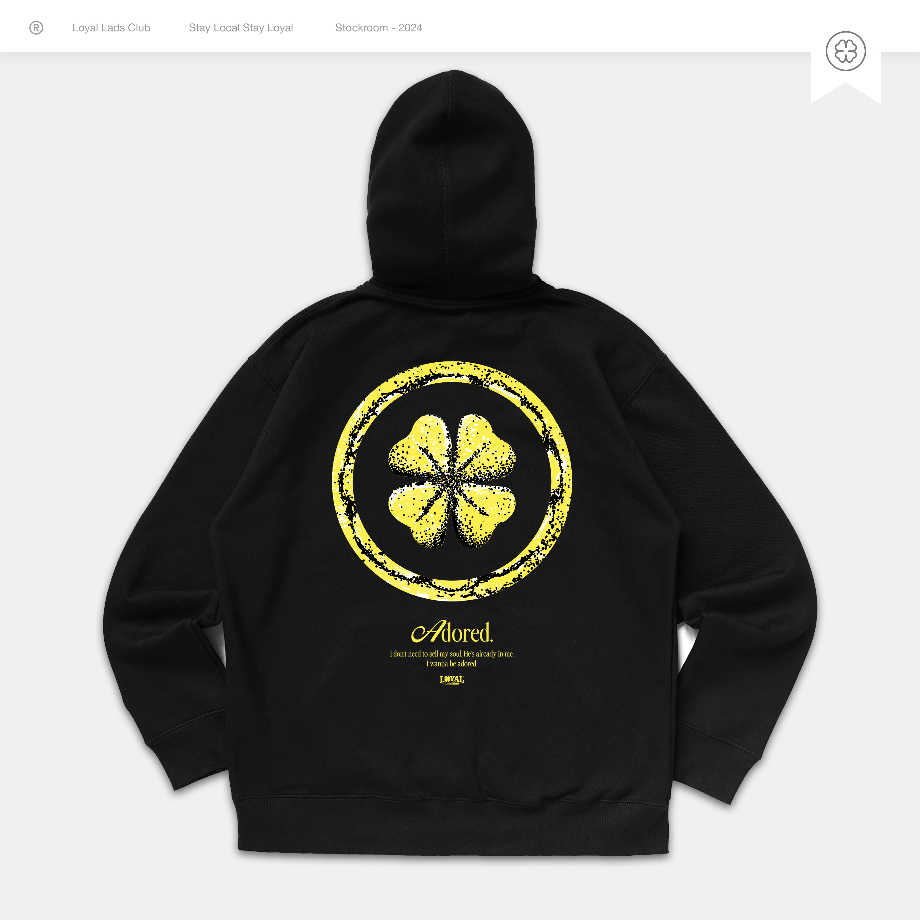 Hoodie - Adored Black - Thumbnail 2